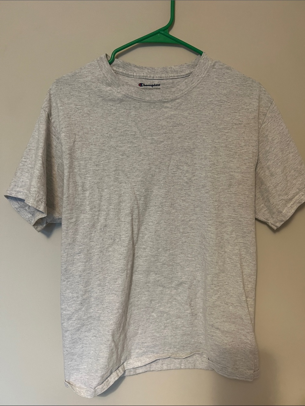 Champion Light Gray Short-Sleeve Crewneck Tee - Picture 1 of 4
